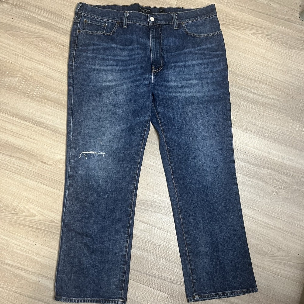 Lucky Brand Athletic Fit 5-Pocket Denim Jeans Dark Wash, Men's 42x30 Fits‎ 42x27